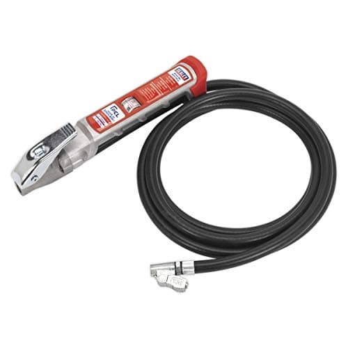 Image of Sealey Sa37/94 Professional Tyre Inflator With 2.75Mtr Hose & Clip-On Connector