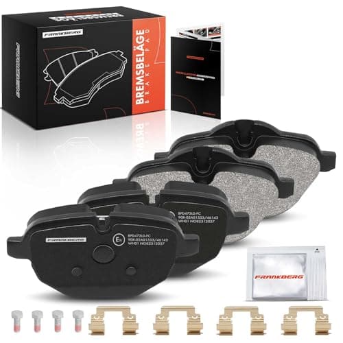 Image of Frankberg Brake Pad Set incl. 4x Pads Rear Compatible with X3 F25 5 Series Touring F11 X3 F97 G01 G08 5 Series Touring G31 5 Series F10 Replace# 34216788284,34216798193