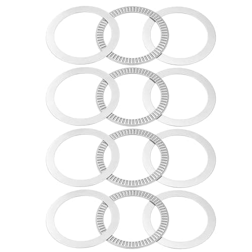 Image of sourcing map 4 Sets NTA4052 Thrust Needle Roller Bearings with 8 Washers, Chrome Steel Needle Roller Bearings, ID 2-1/2", OD 3-7/32", Thickness 1/8"