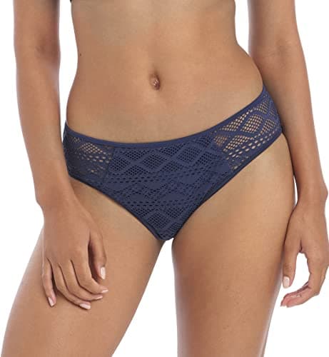 Image of Freya Women's Sundance Crochet Hipster Swim Brief (3976) Bikini Bottoms, Denim, XL
