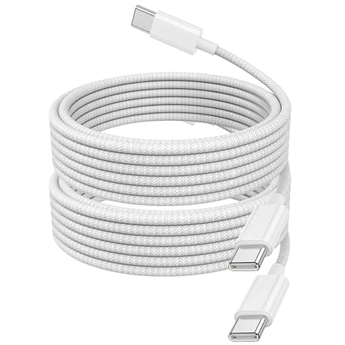 Image of USB C Charger Cable, 2Pack 1M Braided iPhone Cable USB C to C Fast Charging for Apple iPhone 17 16 15 Pro Max Pro Plus, for iPad Pro/Air/Mini, for MacBook Air/Pro, for Samsung Galaxy Series and more