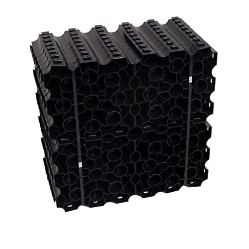 Image of Base Kit for Shed 8ft x 6ft - Plastic Grid System for Shed, Log Cabin, Summerhouse - Garden Shed Base Grid w/Weed Fabric Membrane for Gravel Grids