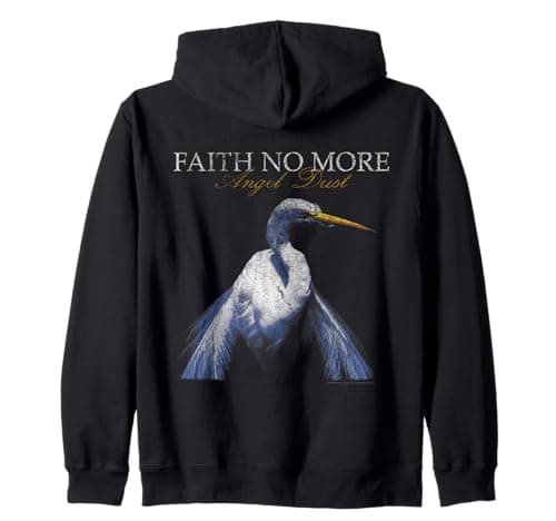 Image of Official Faith No More Angel Dust Album Metal Band Zip Hoodie