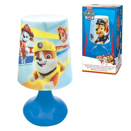 Image of LEXIBOOK - Paw Patrol - Cordless Mini Bedside Lamp and Nightlight Paw Patrol - Blue - MLT10PA