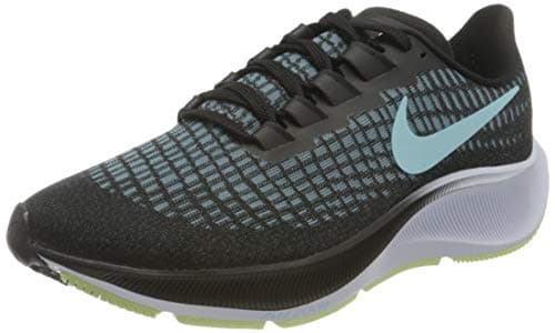Image of Nike WMNS NIKE AIR ZOOM PEGASUS 37, Women’s Running Shoe, Black/Glacier Ice-Barely Volt-White, 3 UK (36 EU)