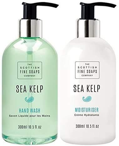Image of Scottish Fine Soaps Liquid Soap & Moisturising Cream Sea Kelp 300 ml Each