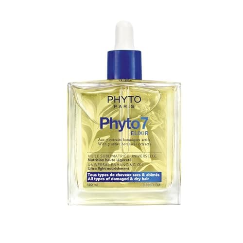 Image of Phyto Paris - Phyto 7 - Universal Sublimatrice Oil - Oil for Dry to Very Dry Hair - Hair Care Versatile - Nourishment, Styling and Finish - 99 Percent Natural Ingredients