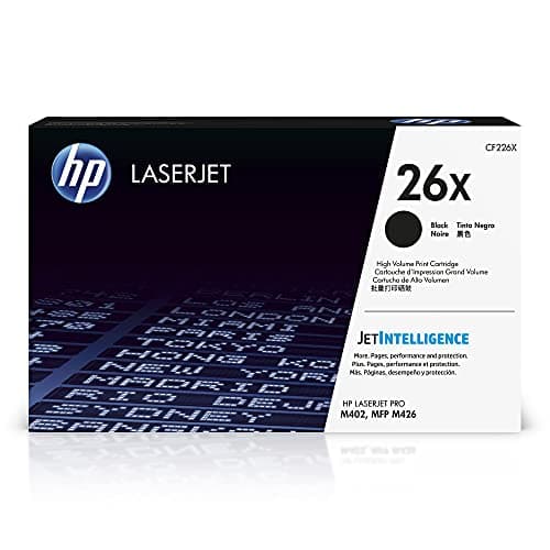 Image of HP CF226X 26X High Yield Original LaserJet Toner Cartridge, Black, Single Pack