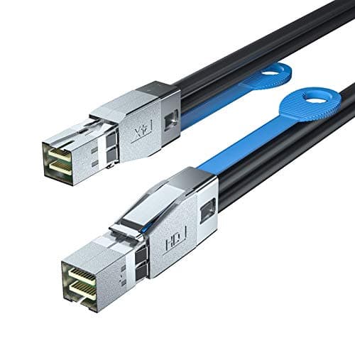 Image of 10Gtek® 12G External Mini SAS HD SFF-8644 to SFF-8644 Cable, 1-Meter(3.3-ft)