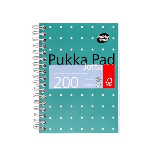 Image of Pukka Pads JM036 A6 Jotta Pad Wire Ruled 200 Page Metallic PK3