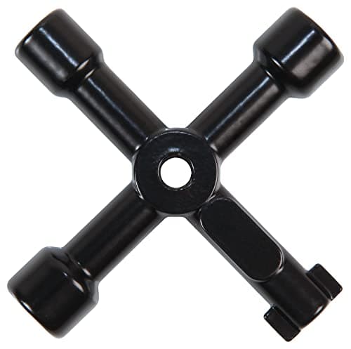 Image of Duratool D02368-BPSTL09894 - Utility Key, 4-Way, Metal