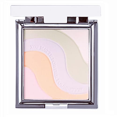 Image of 5 Color Pressed Setting Powder,Multi-Colored Pressed Finishing Powder, 5-in-1 Matte Setting Powder Face Makeup, Color Correcting For Even Tone,Reduce Shine, Brighten
