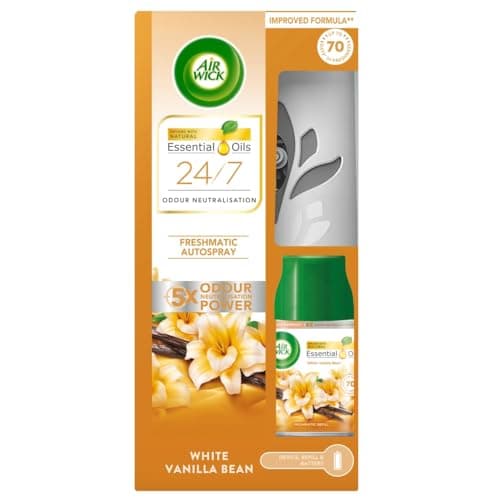 Image of Air Wick Freshmatic Air Freshener Kit - White Vanilla Bean 250ml