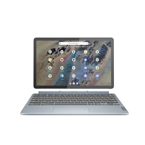 Image of Lenovo IdeaPad Duet 3 11" Chromebook Laptop (Qualcomm Snapdragon 7c, 4GB RAM, 64GB eMMC) - Misty Blue