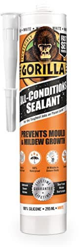 Image of Gorilla 1144010 All Conditions Sealant Silicone White 295ml