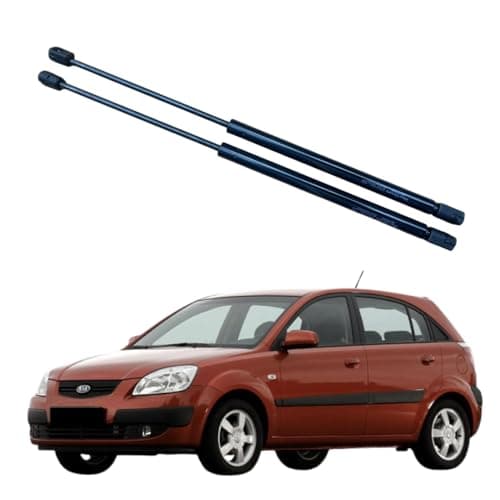 Image of MOXSTRUTS, 2x Rear Tailgate Boot Gas Spring Struts For KIA RIO MK2 (2005-2011), Lift Support System 380 (N) 490 mm
