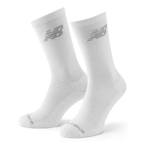 Image of New Balance - White Sport Socks, Cushioned, 10 Pack (Medium)