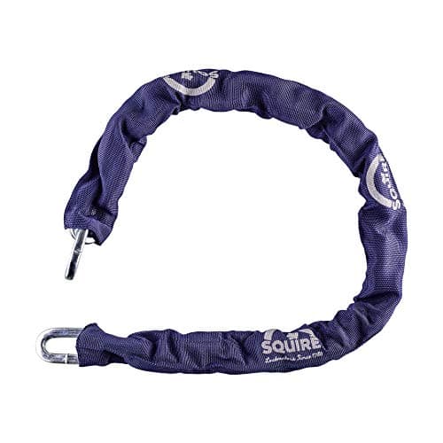 Image of Henry Squire High Security J Hardened Alloy Steel Chain with Black Sleeve, 915 mm (Length) x 8 mm Link (Diameter)
