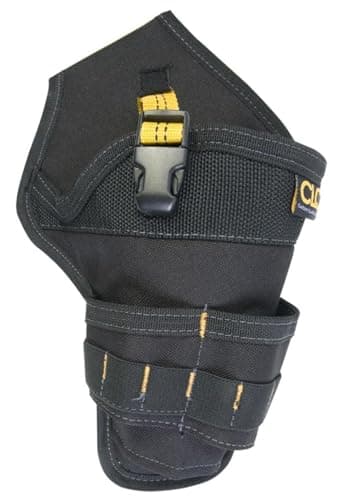 Image of CLC Custom Leathercraft 5023 Deluxe Cordless Poly Drill Holster, Black