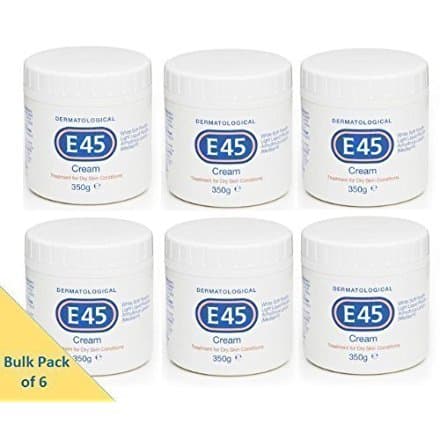 Image of E45 Dermatological Cream, 350g (BULK PACK OF 6 x 350g Pots)