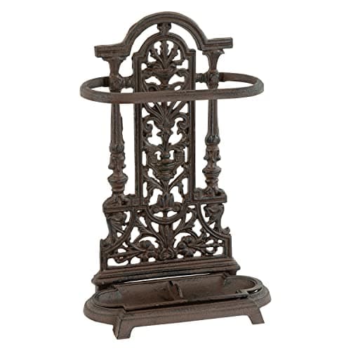 Image of Woodside Ornate Vintage Cast Iron Umbrella/Walking Stick Stand