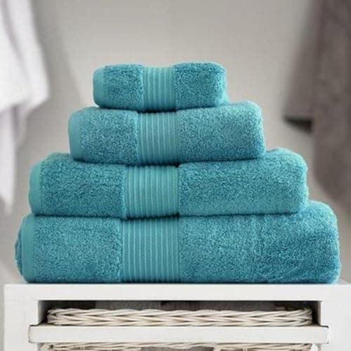 Image of Deyongs - Bliss Pima 100% Cotton 650gsm Bathroom Towel - Teal Blue - Guest Towel
