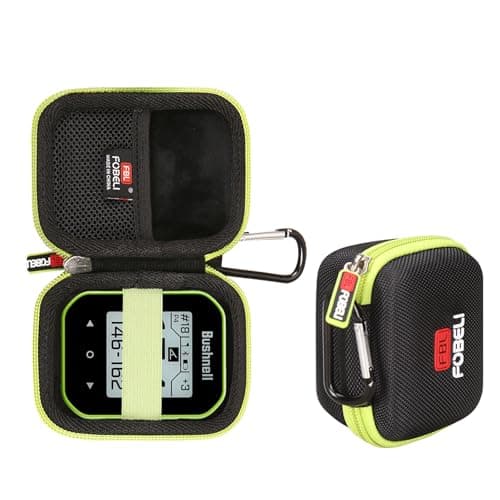 Image of FBLFOBELI GPS Case for Bushnell Golf Phantom 2&3 Slope Golf GPS Rangefinder Handheld (Green, Case Only)