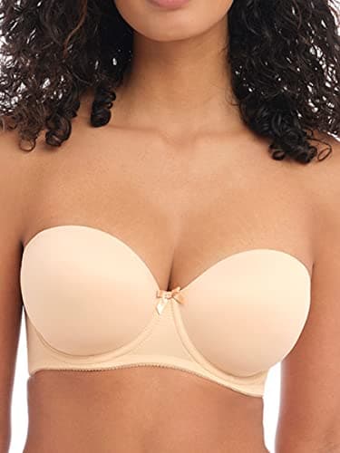 Image of Freya Deco Strapless Moulded Bra Nude Beige 32E