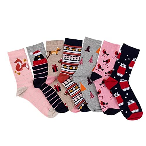 Image of Totes Ladies 7 Pack Day of The Week Ankle Socks
