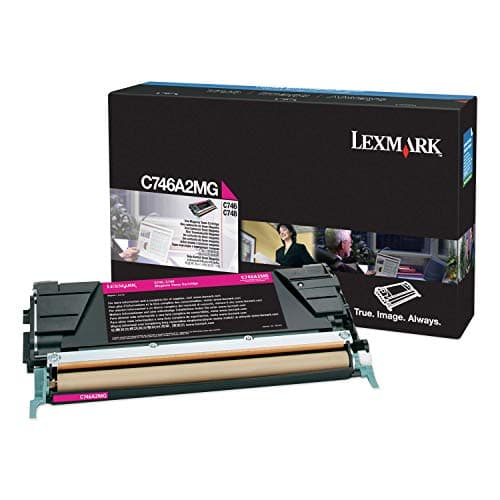 Image of Lexmark Magenta Toner Cartridge, 7000 Yield (C746A2MG)