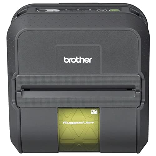 Image of Brother RuggedJet RJ4040 Direct Thermal Printer - Monochrome - Mobile - Label Print