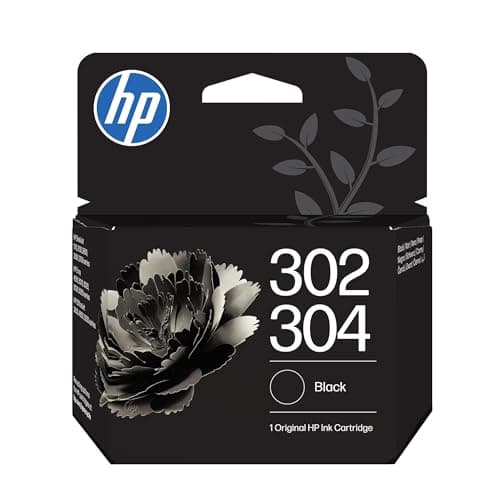 Image of HP 302/304 Black Original Ink Cartridge (B7RT7AE) - Works DeskJet 1110, 2130, 3630, 2600 & 3700 series, OfficeJet 3830, 4650 series, ENVY 4520 series, 5020, 5030, 5032