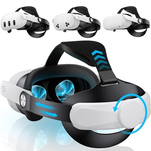 Image of Comfort Head Strap for Meta Quest 3/3S/Meta Quest 2,VR Headset Elite Strap Replacement for Oculus Quest 3/3S/2 Accessories,Stable Elite Strap Pressure-Reduce Headstrap