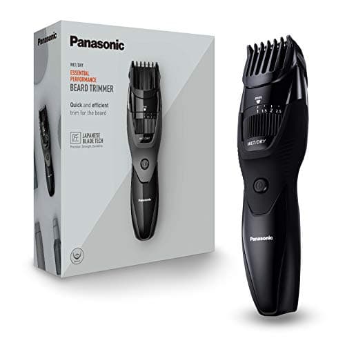 Image of Panasonic ER-GB43 Beard Trimmer with 20 Length Settings (0.5-10 mm) with Charging Station Black