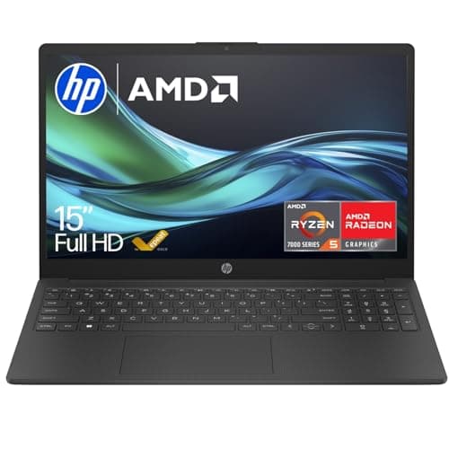 Image of HP 15.6" Laptop | AMD Ryzen 5 7520U Processor | 16 GB RAM | 512 GB SSD | AMD Radeon Graphics | FHD Display | Up to 11hrs 15 mins battery | Win 11 | Dual Speakers | Jet Black | 15-fc0042sa