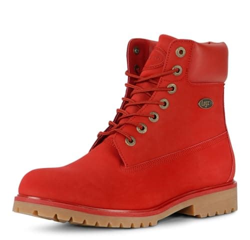 Image of Lugz Men's Convoy Classic 6-inch Chukka Boot Fashion, Mars Red/Gum, 12 UK