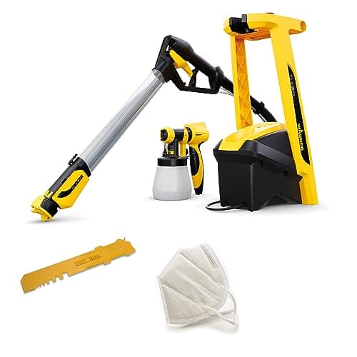 Image of WAGNER Universal Sprayer W 950 FLEXiO - Electric Paint Sprayer for dispersion/latex paints, varnishes & glazes - interior usage, covers 15 m² - 5 min, 800 ml capacity, 630 W, 3.5 m hose