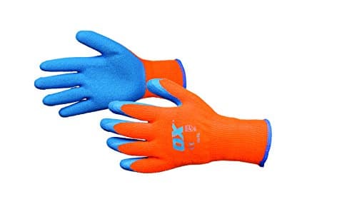 Image of OX Tools Thermal Grip Gloves Orange, L (Pack of 2)