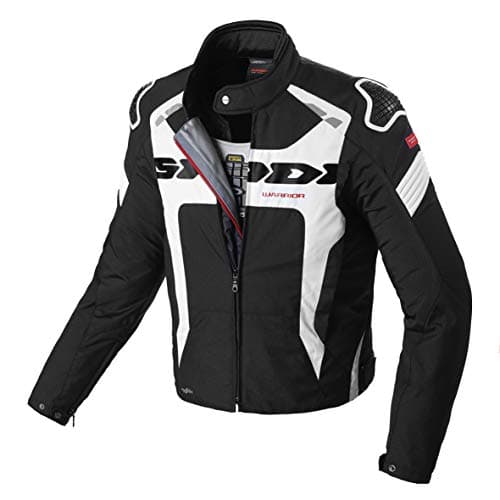 Image of SPIDI D206-011- L Warrior H2Out Jacket, Black/White, Large