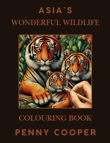 Image of Asia's Wonderful Wildlife: Coloring Book (Wonderful Wildlife Colouring Books by Penny Cooper)