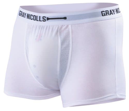 Image of Gray Nicolls Men's Cover Point Trunks - White, Small