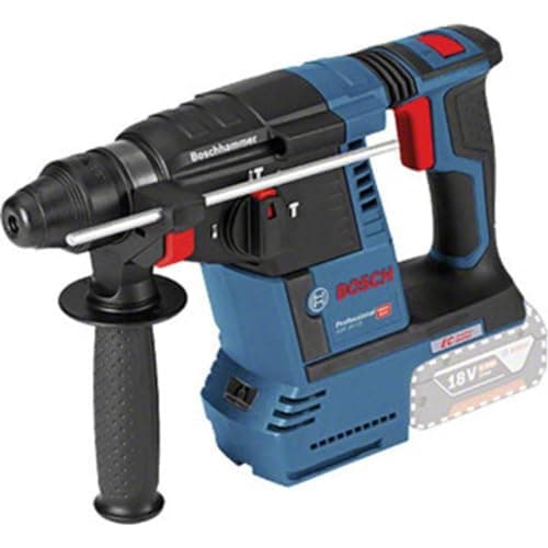 Image of Bosch Professional 18V System Cordless Rotary Hammer GBH 18V-26 (SDS Plus, incl. Aux. Handle, Machine Cloth, Depth Stop 210mm, Without Battery/Charger)