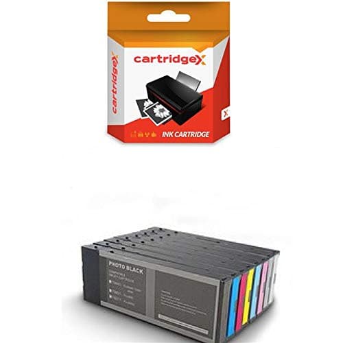Image of Cartridgex Compatible 8 Ink Cartridge Set Replacement for Epson Stylus Pro 4000 7600 9600