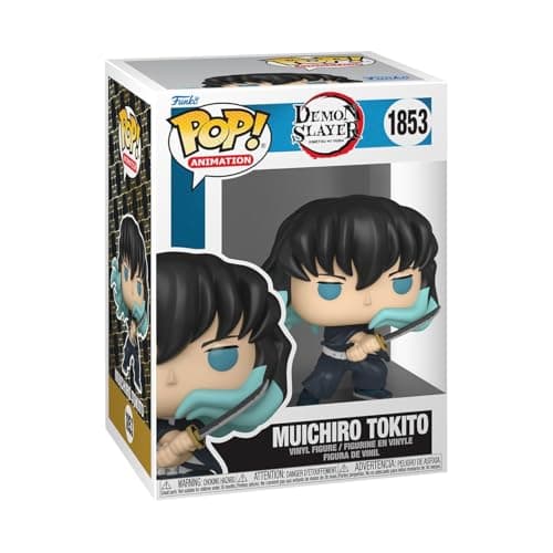 Image of Funko Pop! Animation: DS - Muichiro - (Attack) - 1/6 Quote For Rare Chase Variant - Demon Slayer Vinyl Collectible Figure - Gift Idea - Official Merchandise - Anime Fans