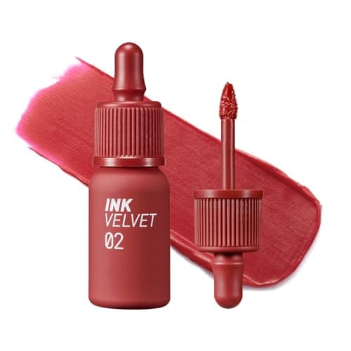 Image of Peripera Ink the Velvet Lip Tint - High Pigment Color, Longwear, Weightless, Not Animal Tested, Gluten-Free, Paraben-Free (02 CELEB DEEP ROSE, 4g)