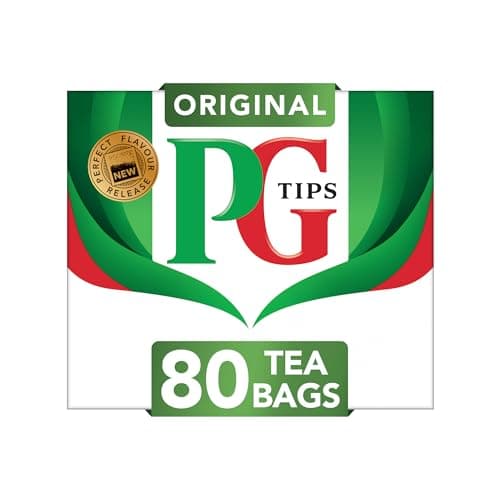 Image of PG Tips Original | Black Tea Bags | Refreshing, Flavourful & Full-Bodied | Perfect Flavour Release | 80 Plant Based Biodegradable Teabags