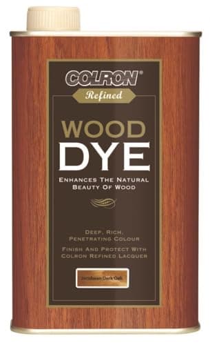 Image of Colron Refined Wood Dye 250ml Jacobean Dark Oak
