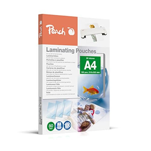 Image of Peach PP580-02 A4 Laminator Pouches