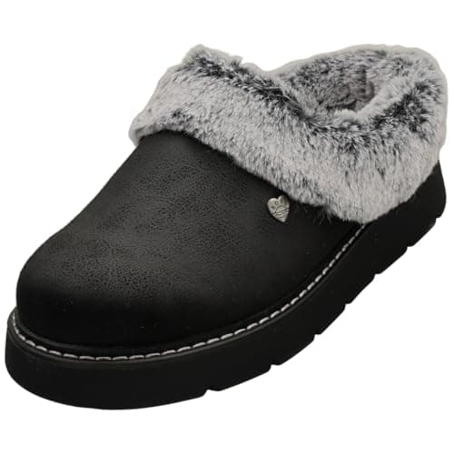 Image of Skechers Women's Keepsakes LITE Cozy Blend Slipper, Black, 3 UK