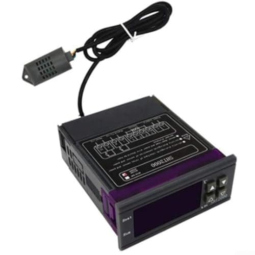Image of SHT2000 Intelligent Environmental Monitor with Dual Parameter Display and Relay Trigger for Automation Integration Projects (24V)